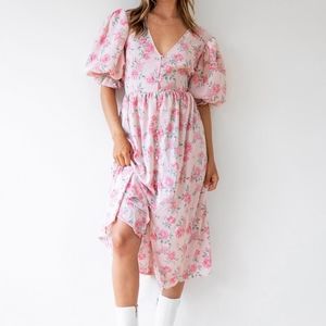 Nasty Gal Floral Dress Size 12